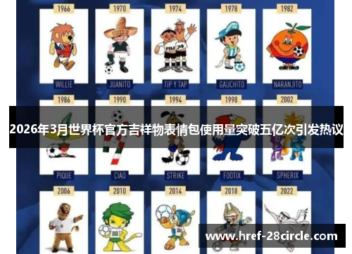 2026年3月世界杯官方吉祥物表情包使用量突破五亿次引发热议